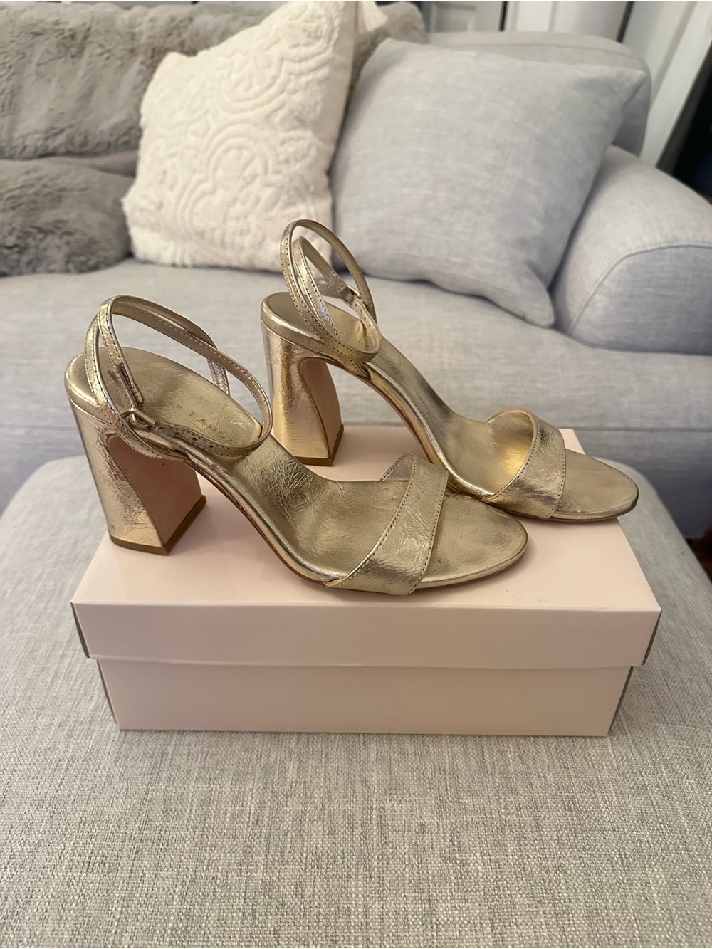 Loeffler Randall Malia Heels in Champagne